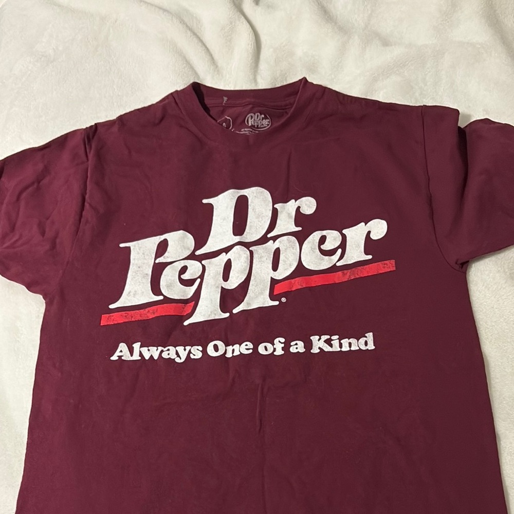 Dr Pepper Maroon Graphic T-Shirt